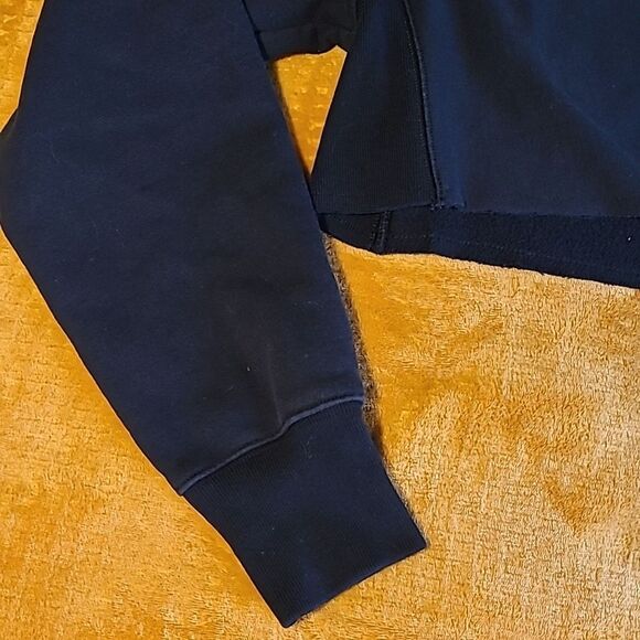 Champion Reverse Weaved Cropped Cut-Off Sweatshirt - Black - Women's  M - Picture 2 of 8